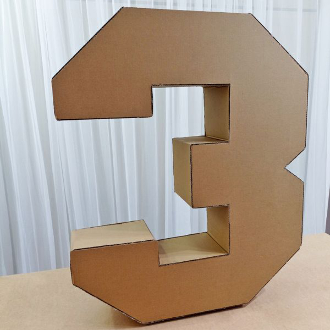 Moldes Número 3 Gigante