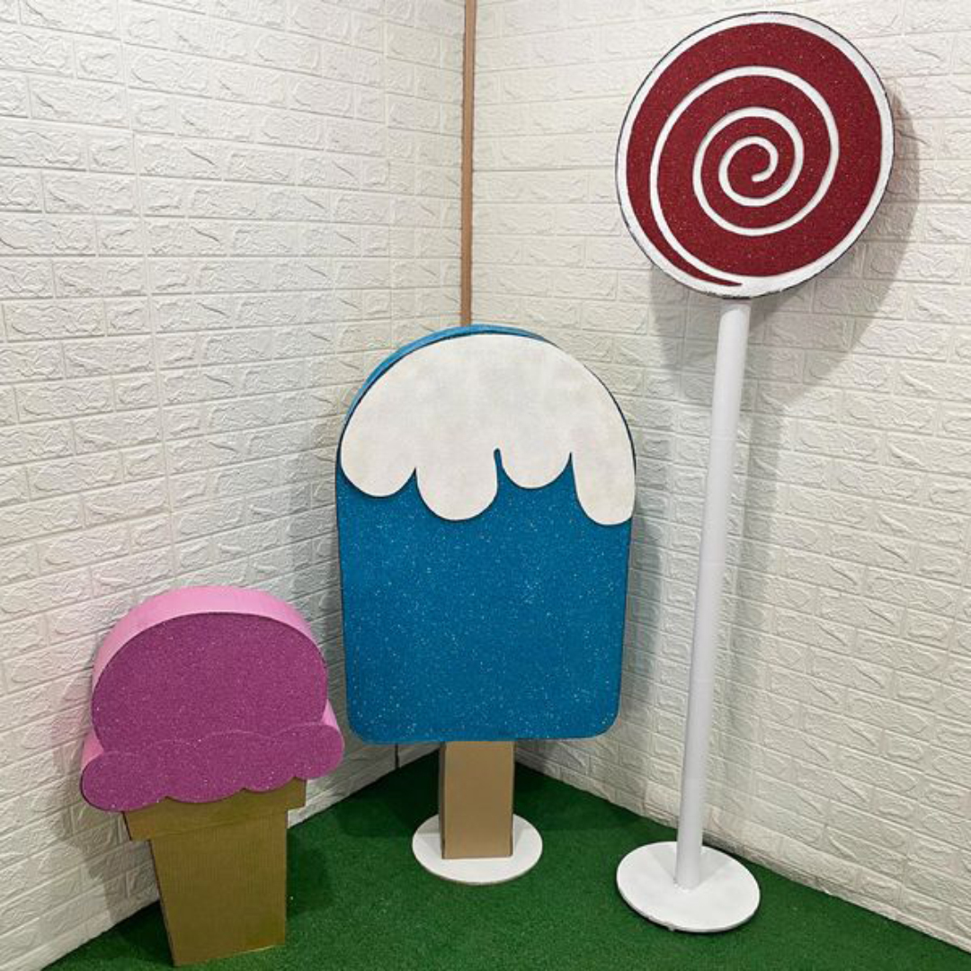 Moldes Sorvetes e Pirulitos Decorativos