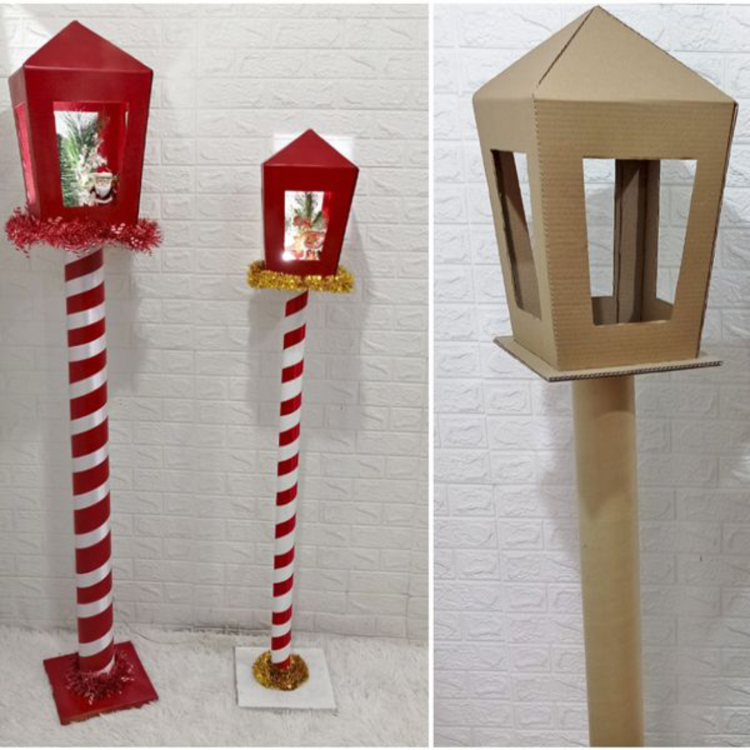 Moldes Poste Luminária de Natal